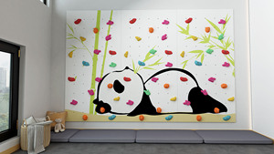 Çocuklar İçin Kapalı Oyun Alanı Ekipmanları, Fiberglas Malzemeden Eğitici Amaçlı Kaya Tırmanma Duvarı - Product Image 3