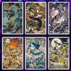 Planche décorative Anime Pokémon personnalisée avec personnages <span class=keywords><strong>Manga</strong></span> japonais, bord doré, Shikishi pour fans, décoration murale de chambre, cadeau - Product Image 4