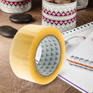 Cinta de Embalaje BOPP Transparente, Amarilla, Marrón, Adhesivo Acrílico, Fácil de Rasgar, de una Sola Cara, para Paquetes - Product Image 5