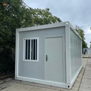 Bureau mobile et <span class=keywords><strong>hébergement</strong></span> portable pour petits hôtels, bureaux pour chambres, maison préfabriquée en acier de luxe de 20 pieds - Product Image 4