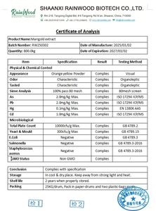 オーガニックドライマリーゴールド花びら粉末オレンジ色挽いたファインマリーゴールド粉末プレミアム品質 - Product Image 2