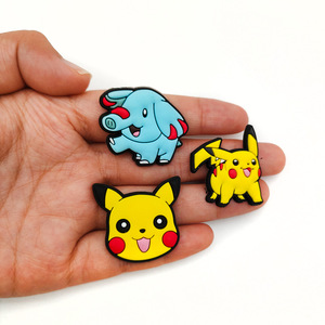 HY Factory Wholesale 20/27/47Pcs Cartoon Anime Pikachued Pokemoned Clog Charms Soft PVC Rubber Shoe Charms for Clogs - Product Image 4