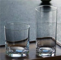 Gobelet en verre de dégustation de whisky en verre de cristal sans plomb de fantaisie de sublimation de corps droit de marques privées pour le restaurant