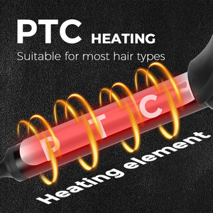 Rizador de pelo multibarras 9mm 25mm 32mm con calentamiento PTC, revestimiento cerámico y 5 ajustes de temperatura para cabello ondulado - Product Image 3