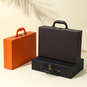 Boîte de livraison en stock, porte-clés en cuir, documents immobiliers, contrat et politique d'assurance, personnalisable avec logo - Product Image 3