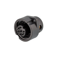 Conector Industrial DIN Rectangular de Aleación RD24 de 4 y 7 Pines J10 CA-3, Macho y Hembra, 10A, para Aplicaciones de Energía