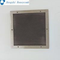 Hengshi Honeycomb 1/16 pouce/1,6 mm, acier inoxydable brasé sous vide, persienne industrielle extérieure, blindage EMC, guide d'ondes, fenêtre/panneau