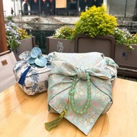 MM Brocade Furoshiki – Emballage cadeau réutilisable en tissu pour gâteaux de lune, pâtisseries, boîtes cadeaux d'anniversaire, fêtes et événements festifs – Vente en gros usine