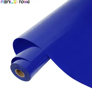 renlitong best material for htv glossy with sticky heat transfer vinyl print on htv vinyl for shirts