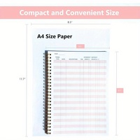Livre de comptabilité Livre de comptes Suivi des revenus et des dépenses Journal de petites entreprises Chéquier Registres Chéquier personnel