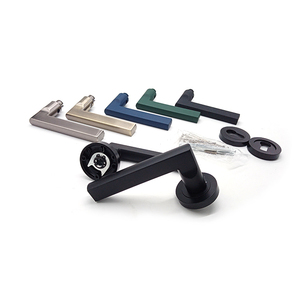 Alman PVC çelik malzemeler kapı kolları ucuz fiyat kolu kapı kolu asya pazarı için - Product Image 5