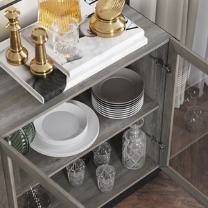 Buffet Asada 64 ''de haute qualité par un fabricant personnalisé Meubles de décoration moderne pour le salon ou la salle à manger - Product Image 5