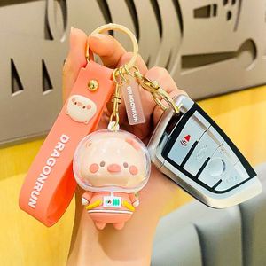 2023 Hot Sale Fashion Key Chain <b>Ring</b> <b>Keyring</b> Pendant 3D Soft PVC Creative Cute Astronaut Pig Keychain - Product Image 4
