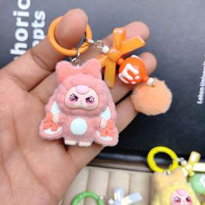 Nuevo Llavero de Nudo con Diseño de Mariposa 3D de Peluche, Ecológico, con Estampado de Serigrafía, para Bebés y Niñas de Tres Años, con Gráficos de Dibujos Animados Lindos - Product Image 3