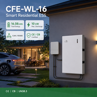 Batterie solaire LiFePO4 de haute qualité CFE-WL-16 51.2V 314Ah murale pour ESS résidentiel, garantie 5 ans, 6000 cycles