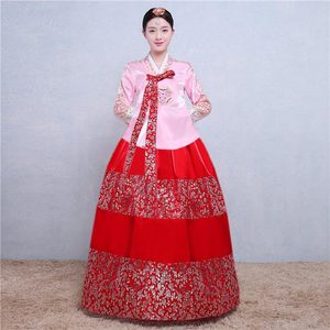Ropa Coreana <span class=keywords><strong>para</strong></span> <span class=keywords><strong>Mujer</strong></span>, Traje Tradicional Multicolor, Hanbok, Vestido <span class=keywords><strong>de</strong></span> Danza con Lentejuelas <span class=keywords><strong>para</strong></span> Fiesta <span class=keywords><strong>de</strong></span> <span class=keywords><strong>Año</strong></span> Nuevo - Product Image 4