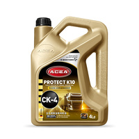 Olio Motore Diesel Sintetico API CK-4 4L/18L, Lunga Durata 100.000 KM, Basso Contenuto di Ceneri, DPF ACEA E6/E7/E9, Lubrificante per Camion Pesanti