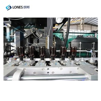 Machine de soufflage de bouteilles d'eau en plastique PET automatique de haute qualité LS-A6 avec moteur PLC, vente en gros de machines de soufflage PET 8000BPH