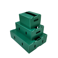 Boîte de rangement pliable robuste personnalisée, matériau PP empilable réutilisable pour déménagement de vêtements, livraison logistique
