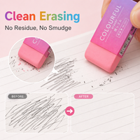 Gomme stationnaire élastique en caoutchouc personnalisée à bord incliné avec crayon à logo pour enfants