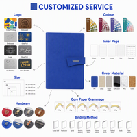 Individuelles Logo PU-Leder A5 Hardcover Organizer/Planer Journal mit 100 Blatt Fadenbindung Großhandel OEM Notizbuch