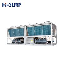 Refroidisseur d'eau à double compresseur à vis, haute efficacité, refroidi par air, pour eau à basse température (eau réfrigérée 0°) ℃ )