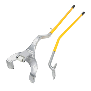 Outil manuel de montage/démontage de pneus en acier 17,5'-24,5" pour pneus tubeless, outil de démontage de pneus de véhicule - Product Image 1