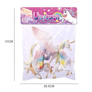 Licorne jouet figurine ensemble vinyle décoré animal jouet 6 pièces licorne pégase modèle jouet - Product Image 6