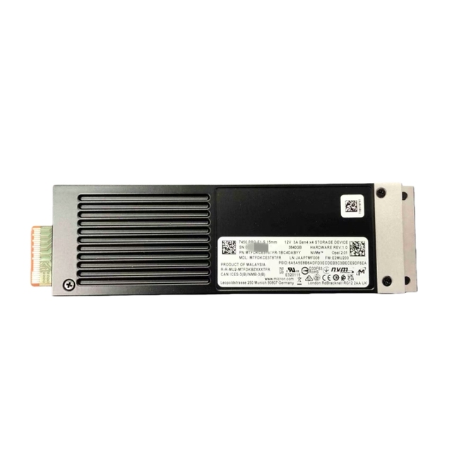 MTFDKCE3T8TFR-1BC4DABYY 3.84TB U.2 NVMe PCIe Gen4 Enterprise SSD for Server Data Center