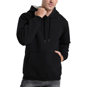 เสื้อฮู้ดผู้ชายผ้าถักเนื้อหนาบุขนแกะสำหรับฤดูหนาว อุ่นพิเศษ เสื้อกันหนาวแบบสวมหัว เสื้อแจ็คเก็ตหนาสำหรับอากาศหนาว - Product Image 3