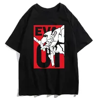 Männer T-shirts Ayanami Rei Ikari Shinji Asuka Langley Soryu Anime Grafik Druck Sommer T-shirts Streetwear Harajuku T-Shirt