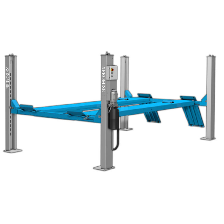 XP по индивидуальному заказу Электрический 4-х опорный автомобиль Лифт автомобильный подъемник гидравлический гараже Лифтовое оборудование четыре подъем автомобиля столба цена