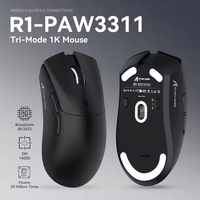 Souris de jeu sans fil Attack Shark R1 18K DPI PAW3311 capteur optique ultraléger 3 modèles