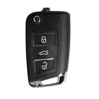 Control Remoto Universal Xhorse Vvdi 100% Original para Llave Transpondedor Plegable Estilo V-W MQB de 3 Botones XKMQB1en