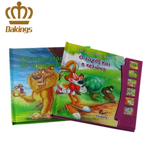 custom high quality Electronic Learning Books for Children Nursery Rhymes Children's Sound Musical Book