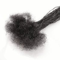 [Jiffy/Hohodreads] sorella Dreadlocks di piccole dimensioni Cheveux Humains tradizionali all'uncinetto Dreadlocks Afro crespi capelli umani extension
