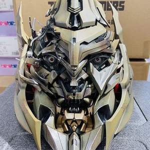 Jouet électronique Transformers Megatron, accessoire de fête d'Halloween, commande vocale anglaise, télécommande tactile, masque intégral en plastique, personnage de dessin animé - Product Image 6