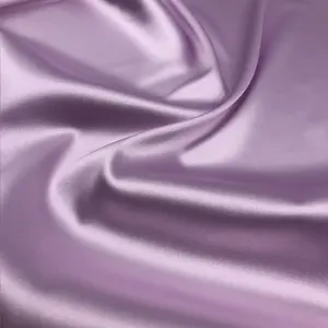 wholesale polyester shiny soft silky tela satin fabric