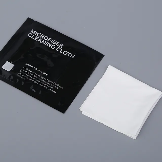 स्क्रीन उपयोग Microfiber कपड़ा लेंस सफाई पोंछ