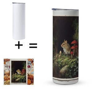 Stainless Steel Tumbler 20oz Vacuum <b>Insulated</b> Custom Pattern Stackable Car <b>Cup</b> Easy Storage - Product Image 5