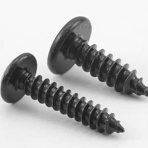 M2 M2.3 M2.6 M3 M3.5 M4 M5 M6 M8 M10 Vis autotaraudeuse à tête plate biseautée en acier inoxydable à revêtement noir - Product Image 2