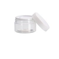 Contenants vides à large ouverture de 30, 50, 100, 150, 200 ml, 250 ml, en plastique PET de qualité alimentaire, pour cosmétiques, avec couvercles à vis en plastique et aluminium