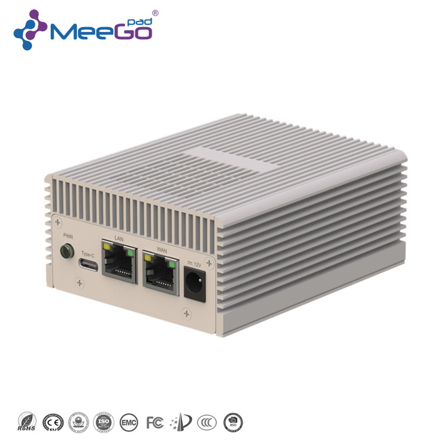 OEM ODM Mini Computer Microserver RS 01 with BM1684X Chipset Octa Core DDR4 RAM SSD Linux OS Type-C for Education Retail