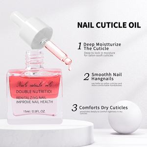 Huile nourrissante bicolore pour cuticules et ongles, hydratante, anti-gerçures, anti-casse, élimination des peaux mortes, soin des bords des ongles - Product Image 2