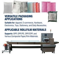 Machine d'emballage horizontale rotative automatique à flux continu pour films et papiers, haute efficacité, pour usage quotidien, vente en gros sur mesure