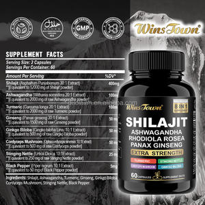 Vince i prodotti della città integratori per la salute vitamine e minerali supporto energetico miele ashwagandha e shilajit capsula - Product Image 3