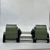 Ensemble d'haltères réglables avec rack, poids ronds en fonte de 20 kg, banc de musculation pour la salle de sport, entraînement de force