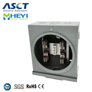 Ổ Cắm Đồng Hồ Đo Dây 3 Pha Đơn 100A ANSI 240V Cho Trung Tâm Tải Trọng Máy Đo Công Suất Kwh