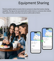 Traceur intelligent certifié MFI pour localiser clés, portefeuilles, bagages, animaux de compagnie – Mini balise de suivi Find My