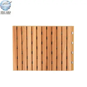 Mdf Material Schall dämmung Büro Hotel Hot Sale Perforierte Akustik Holz Sandwich platte